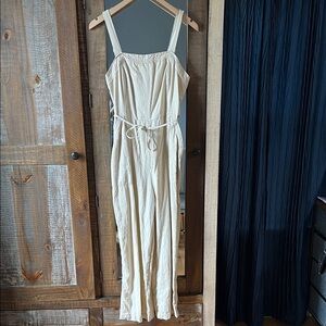 Old Navy Cream Jumpsuit